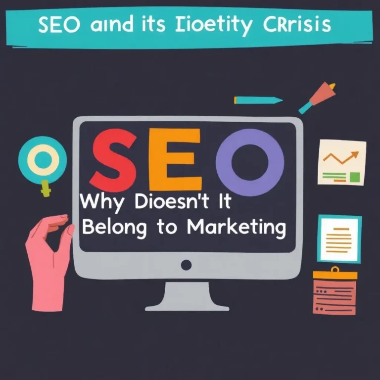 EL SEO Y SU CRISIS DE IDENTIDAD: ¿POR QUÉ NO PERTENECE A MARKETING?