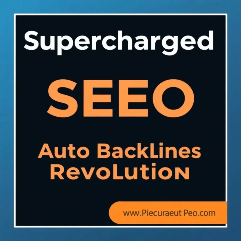 SEO POTENCIADO: LA REVOLUCIÓN DEL AUTO BACKLINKS BUILDER CON IA