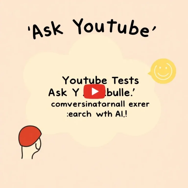 YOUTUBE PRUEBA 'ASK YOUTUBE': BÚSQUEDA CONVERSACIONAL CON IA