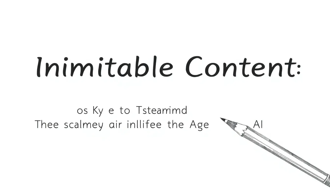 CONTENIDO INIMITABLE: LA CLAVE PARA SOBRESALIR EN LA ERA DE LA IA