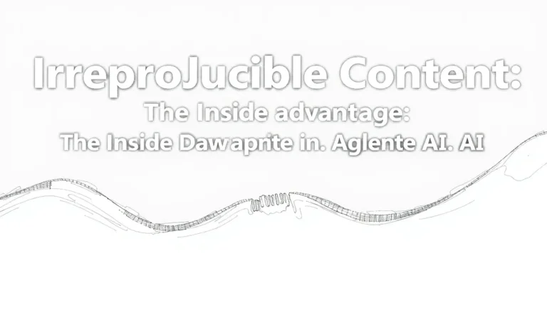 CONTENIDO IRREPLICABLE: LA VENTAJA INTERNA EN LA ERA DE LA IA