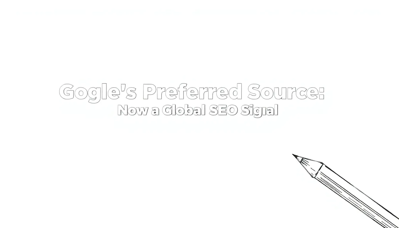 FUENTES PREFERIDAS DE GOOGLE: AHORA UNA SEÑAL SEO GLOBAL