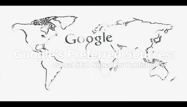 FUENTES PREFERIDAS DE GOOGLE: UNA SEÑAL SEO GLOBAL PARA EDITORES
