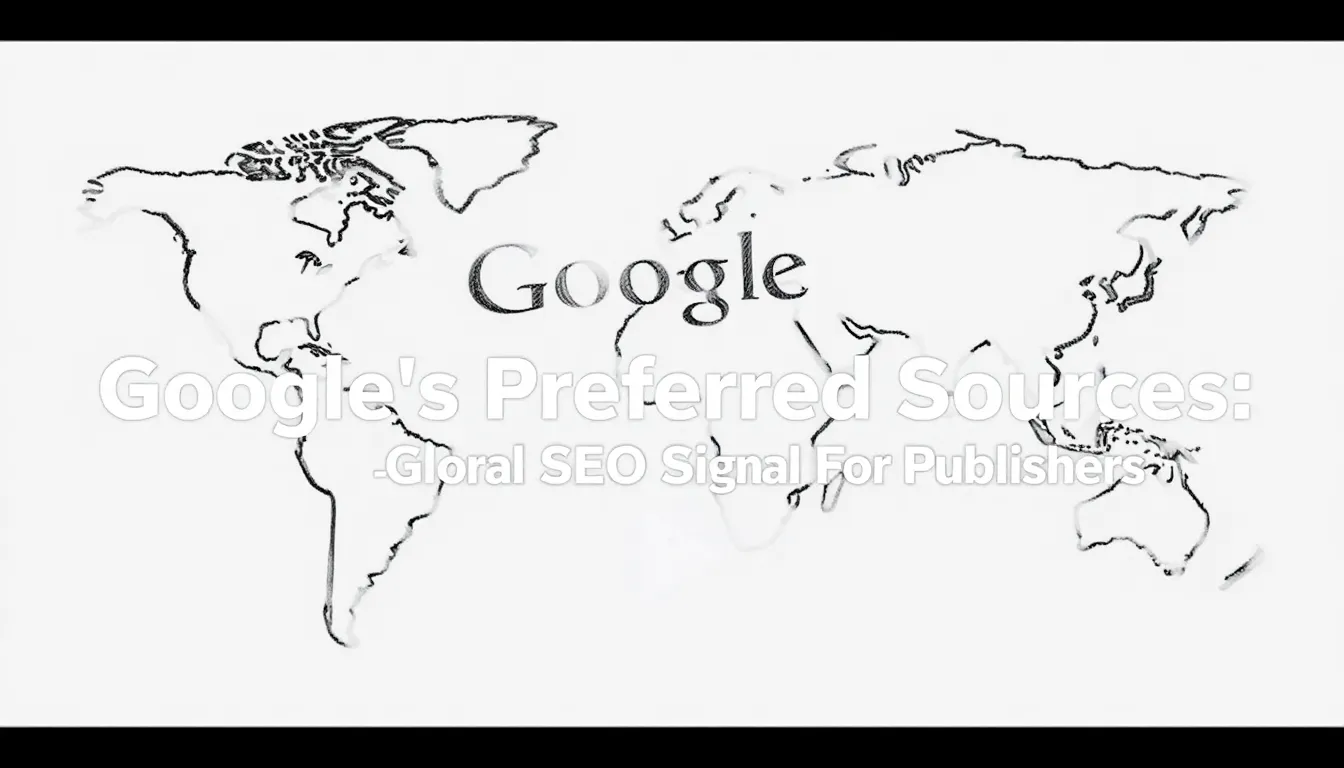 FUENTES PREFERIDAS DE GOOGLE: UNA SEÑAL SEO GLOBAL PARA EDITORES