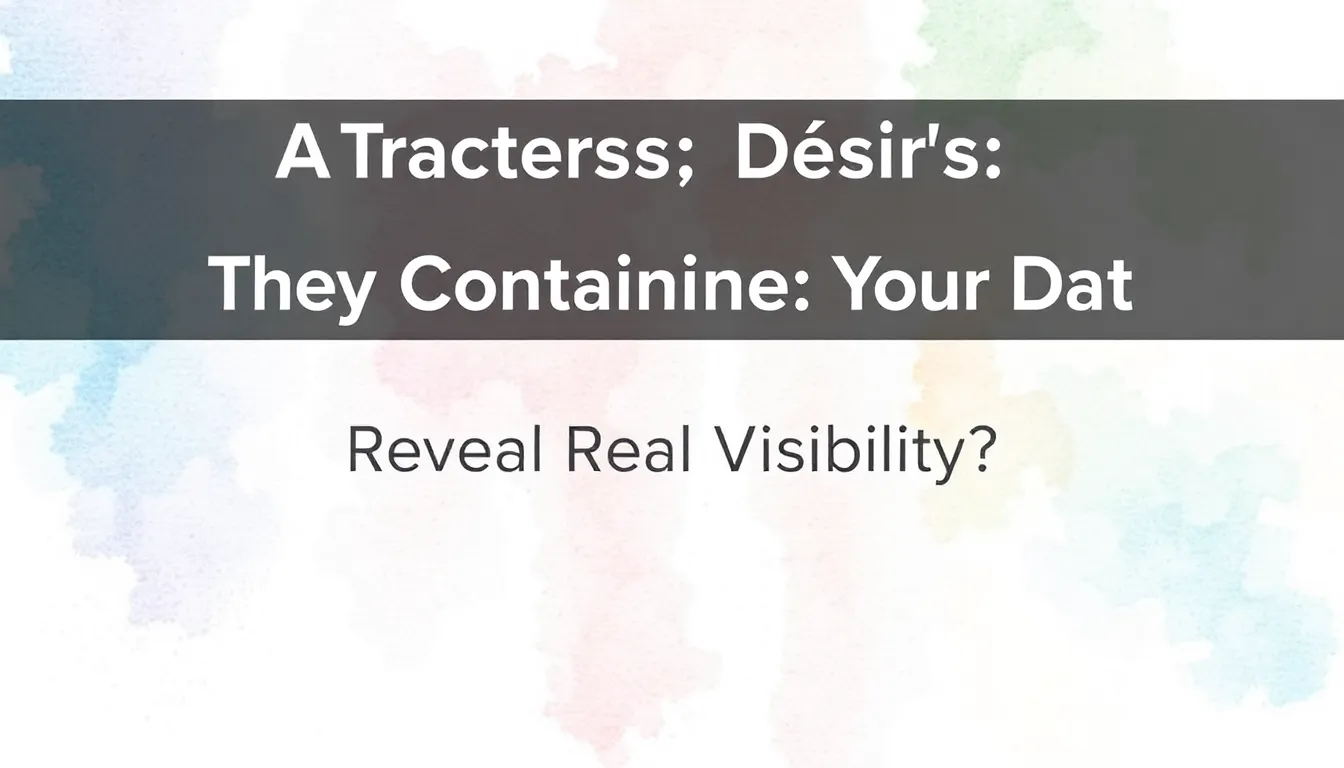 RASTREADORES AI: ¿CONTAMINAN TUS DATOS O REVELAN VISIBILIDAD REAL?
