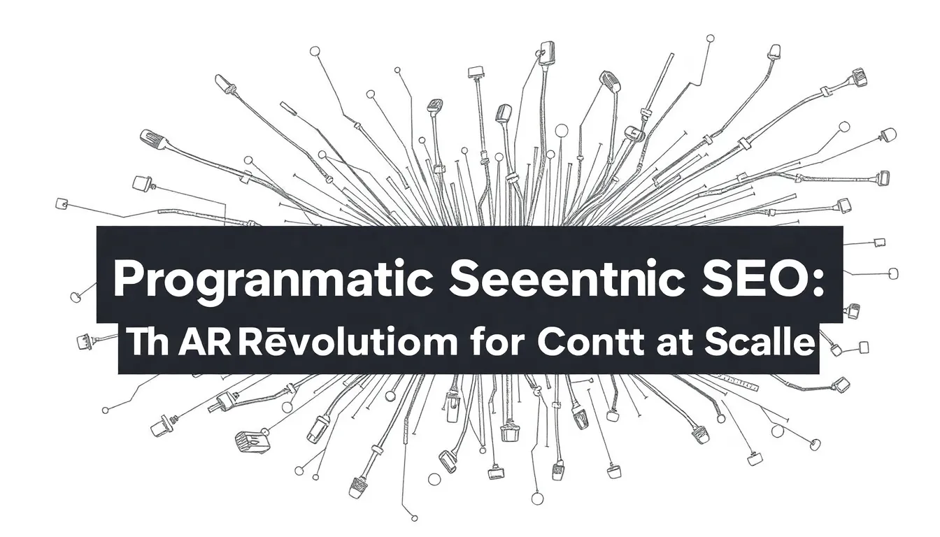 SEO PROGRAMÁTICO SEMÁNTICO: LA REVOLUCIÓN CON IA PARA CONTENIDO ESCALA