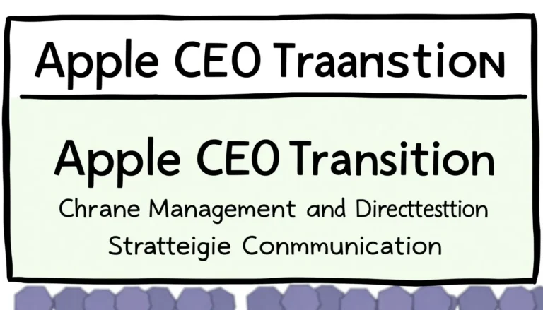 TRANSICIÓN CEO APPLE: GESTIÓN DE CAMBIO Y COMUNICACIÓN ESTRATÉGICA